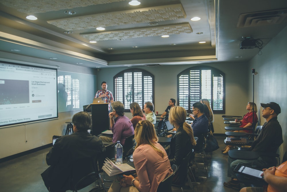 A university review meeting